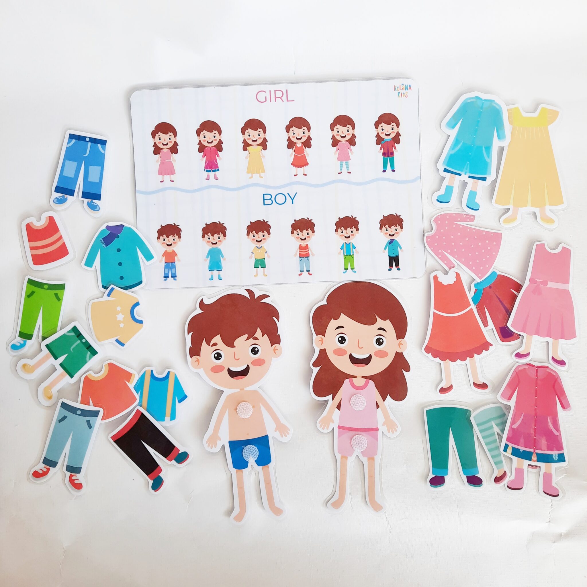 [ Printable Activity ] Dress Me Up Paper Doll Mainan Orang-orangan ...